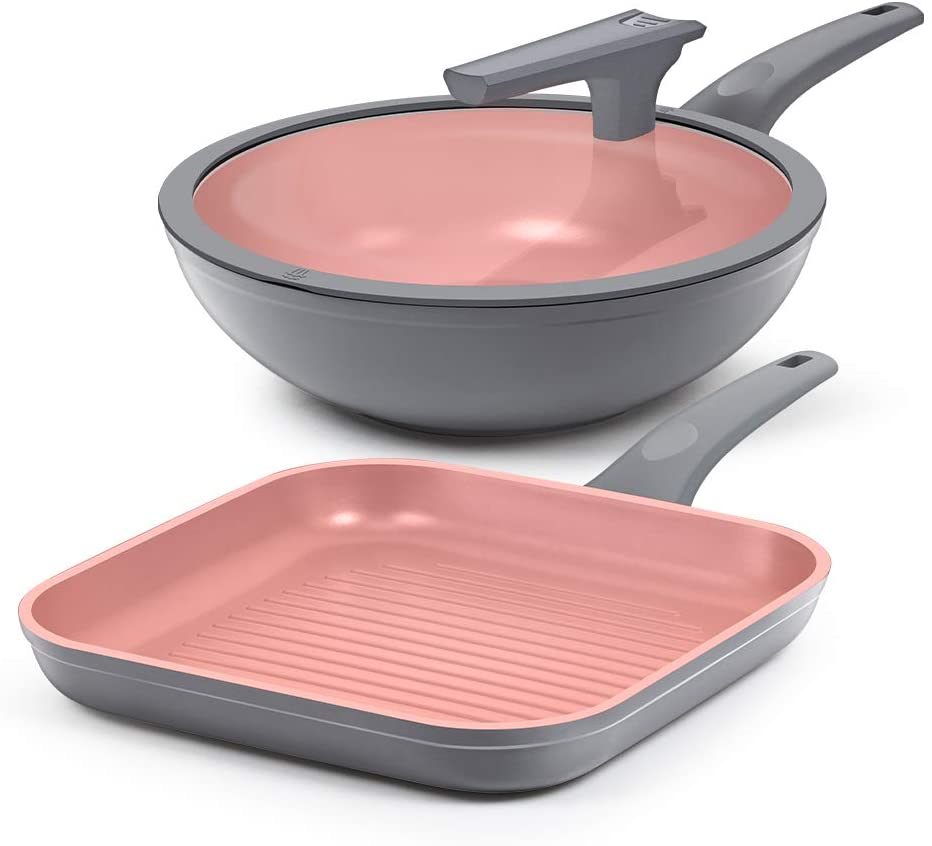 Scsp - Sui Ceramic Non-Stick Frying Pan 11Inch/Made in Korea/5 - Layer Coating/IH Induction and All Heat Sources Available